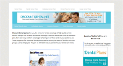 Desktop Screenshot of discount-dental.net
