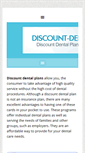 Mobile Screenshot of discount-dental.net